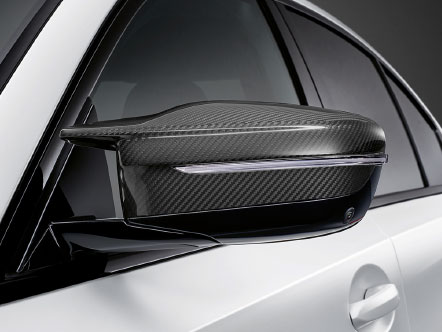 Carbon fibre mirror caps
