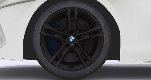 18” BMW M Double Spoke 556M, Matt Black