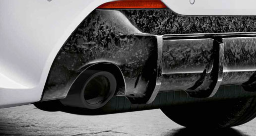 M Performance Tailpipe Trims, Black Chrome